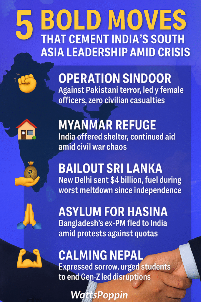 india's south asia leadership