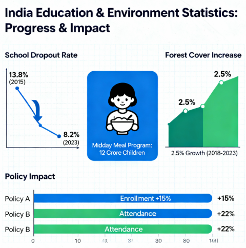 India school dropout rates