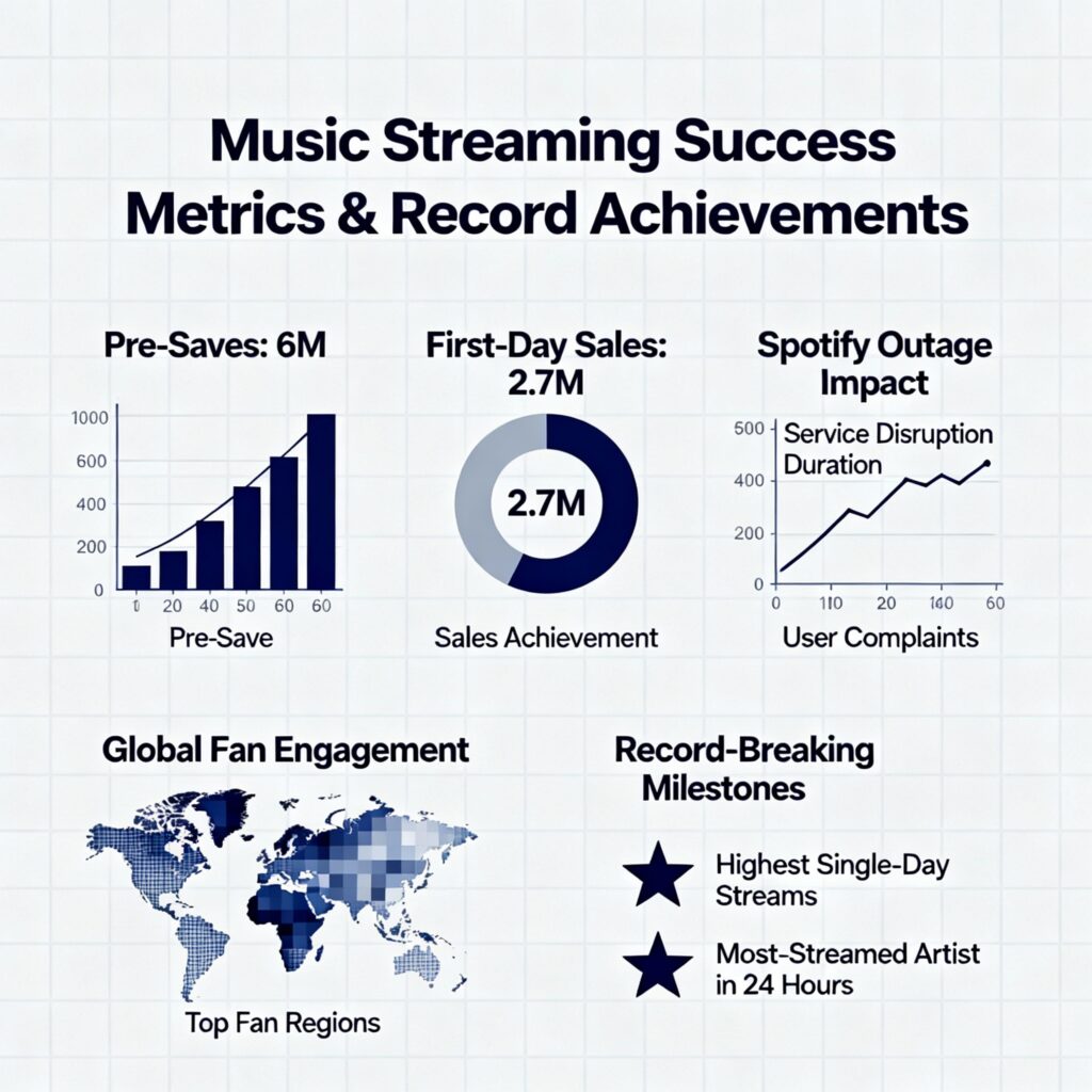 Taylor Swift's new album infographics